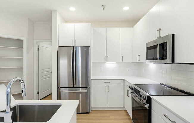 Kitchen with Stainless Steel Appliances