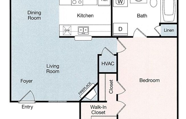 1 bed, 1 bath, 674 sqft, $910, Unit 1304