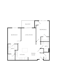 2 beds, 2 baths, 1,169 sqft, $1,910