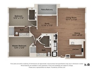 2 beds, 2 baths, 1,405 sqft, $3,755