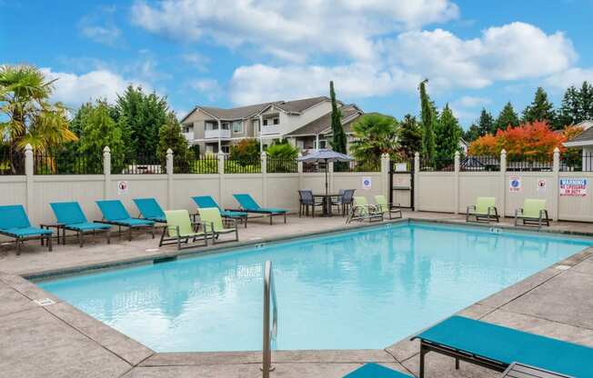 Pool at The Madison Apartments in Olympia, Washington, WA