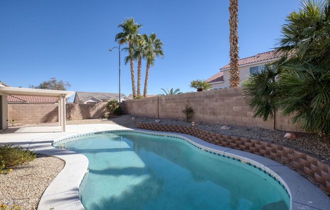 1-Story, 3 bedroom pool home in the North West, Las Vegas, Nevada