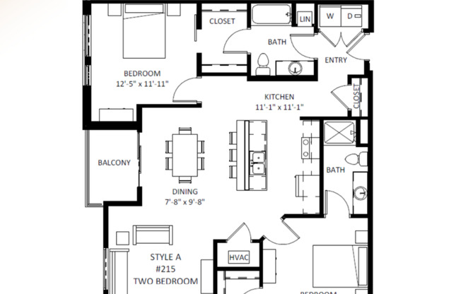 2 beds, 2 baths, 1,248 sqft, $2,750, Unit 5604-415