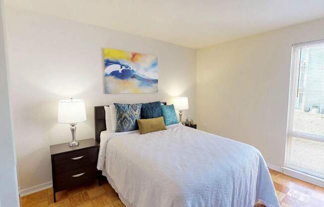 White Bedroom at New Carrollton Woods, Riverdale, Maryland