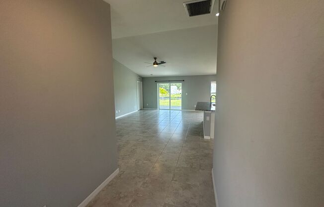 3 Bedroom + Den - 2 Bathroom- NW Cape Coral