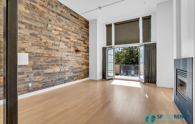 Mission District: Top-Floor Tri-Level Designer Loft with 2 Private Patios & 2 Car Parking