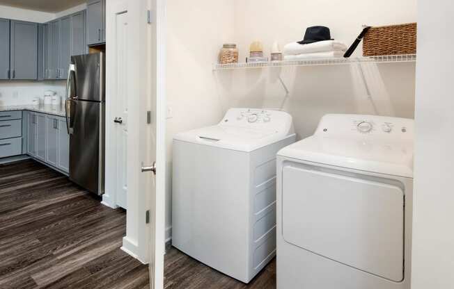 Full sized washer and dryer at The Barrett, Marietta, 30066