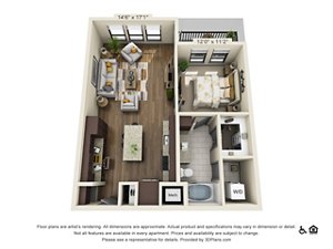 1 bed, 1 bath, 815 sqft, $2,031