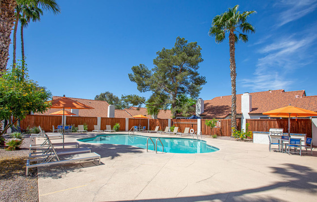 Pool at Orange Tree Village Apartments in Tucson AZ