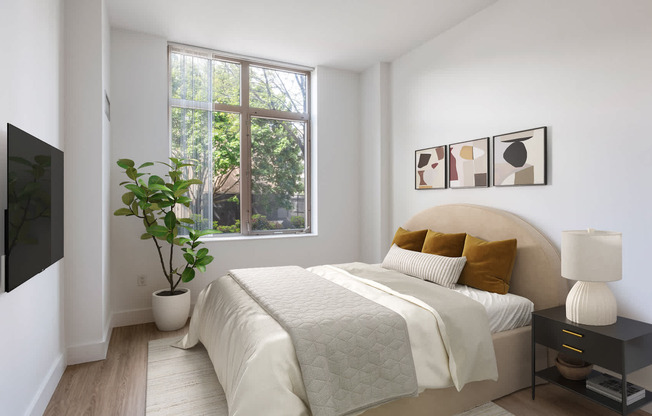 Bedroom with Hard Surface Flooring