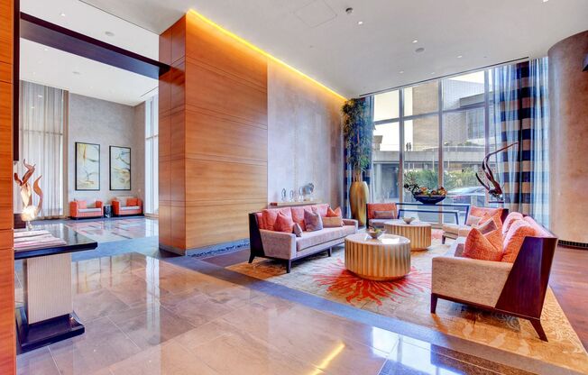 Stunning North Strip/City views from this UNFURNISHED 1+Den/1.5ba residence.