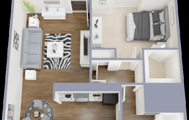 1 bed, 1 bath, 750 sqft, $929