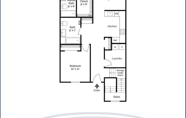 2 beds, 2 baths, 1,235 sqft, $2,521, Unit 1210