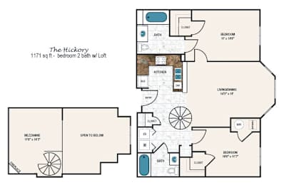 2 beds, 2 baths, 1,171 sqft, $3,214