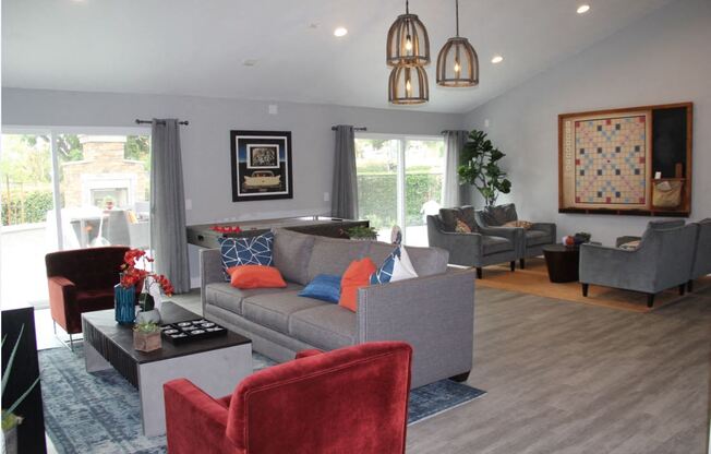 Newly Remodeled Clubhouse at Park West Apartments, Chino