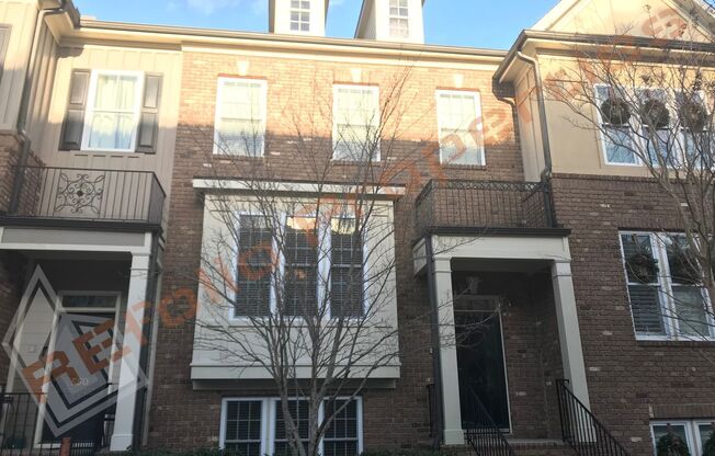 Elegant 3 Story 3 Bedroom Formal Model Townhouse @ Old Mill Village, Apex, Available Aug 7th!