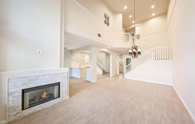 Gorgeous interior tract townhouse in the desirable gated Summit community