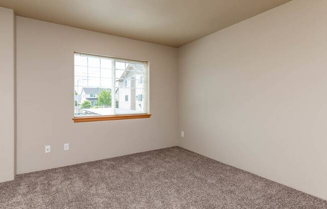 Large bedroom with window