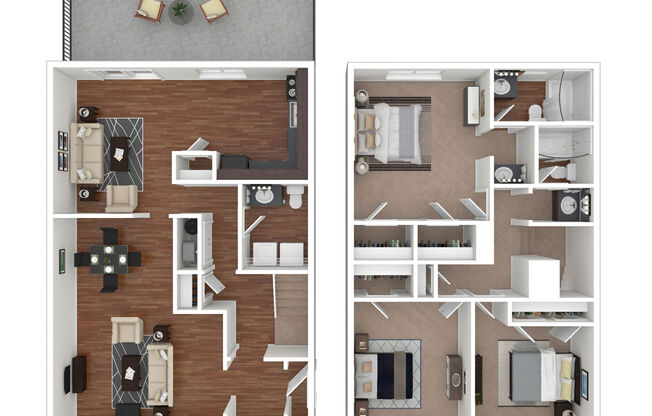 3 beds, 2.5 baths, 1,776 sqft, $1,985