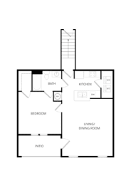 1 bed, 1 bath, 813 sqft, $1,615