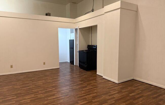Studio-loft style downtown apartment! 1 Bedroom, 1  1/2 baths,  313 Park Central, Unit 203 in Springfield MO.