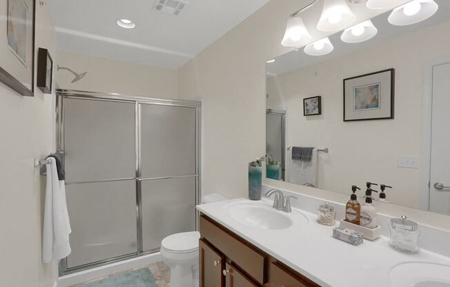 Sage Master bathroom