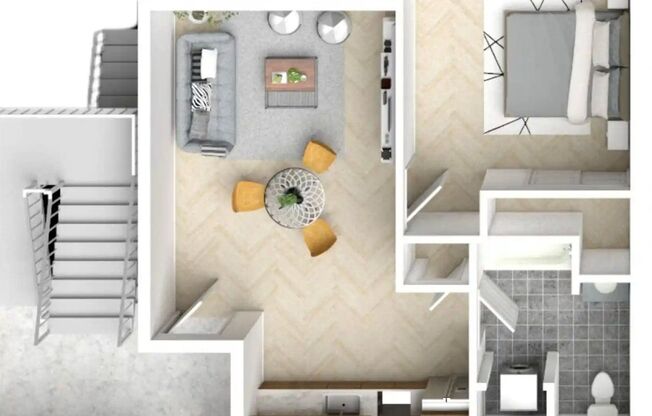 1 bed, 1 bath, 578 sqft, $1,550, Unit 301