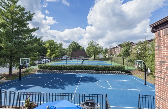 Resident Basketball Court | Pinebrook Apartments