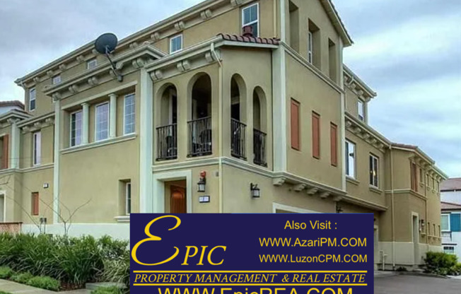 EPIC REA - Modern-Style 3 BR/3BA townhouse in Livermore
