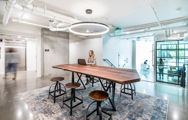 Co-working space at Vance in San Francisco, CA.