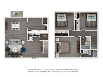 3 beds, 2.5 baths, 1,538 sqft, $2,306