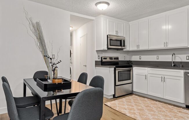 A 6 bedroom, 3 bathroom apartment with a dining/living room & a fully functional kitchen at 1700 Malcolm Unit 101