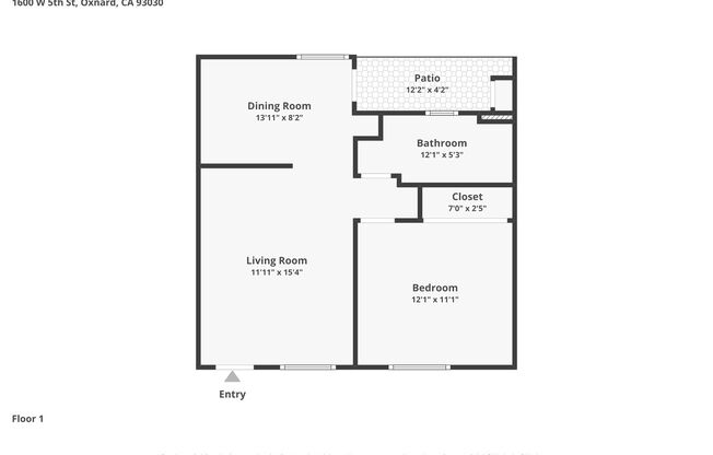 1 bed, 1 bath, 480 sqft, $2,025, Unit 009#C06