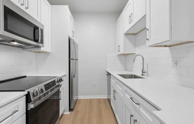Kitchen with Stainless Steel Appliances