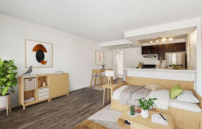 Studio, 1 bath, 383 sqft, $1,000, Unit 1056