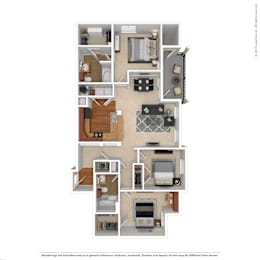 3 beds, 2 baths, 1,234 sqft, $2,199