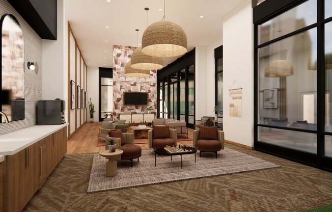 Modera Higley Commons offers an array of thoughtfully curated community spaces.