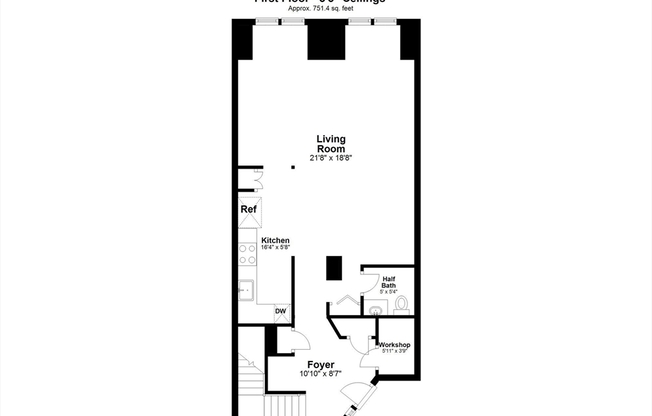 2 beds, 1.5 baths, 1,434 sqft, $2,500, Unit 117