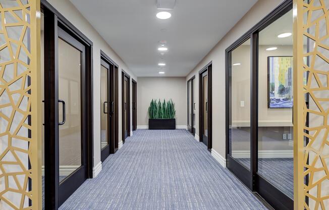 a large room