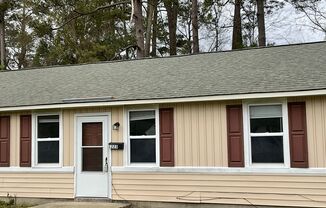 Charming two bedroom one bath duplex that is centrally located! Just minutes from area bases, shopping, restaurants, and beaches. All pets must be approved by the owner NO CATS. Owner will only accept 2 dogs.