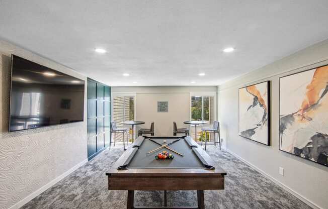 Billiards Room at Delphine on Diamond in San Francisco, CA 94131