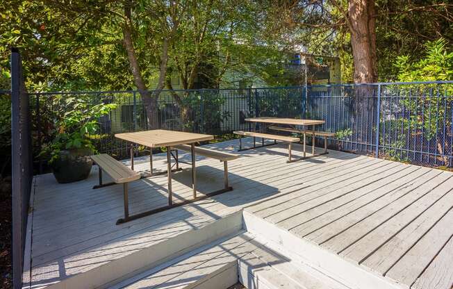 a picnic table Copper Ridge Apartments, Renton, 98055