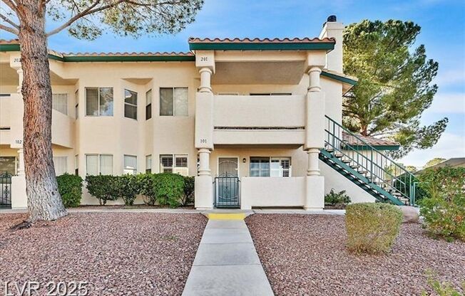 A very Nice and Clean 2 Bedroom, 2 Bathroom Condo on the first floor in NW Las Vegas.