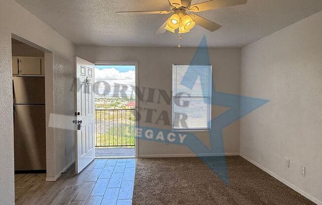 Spacious 2 bedroom floor plans!