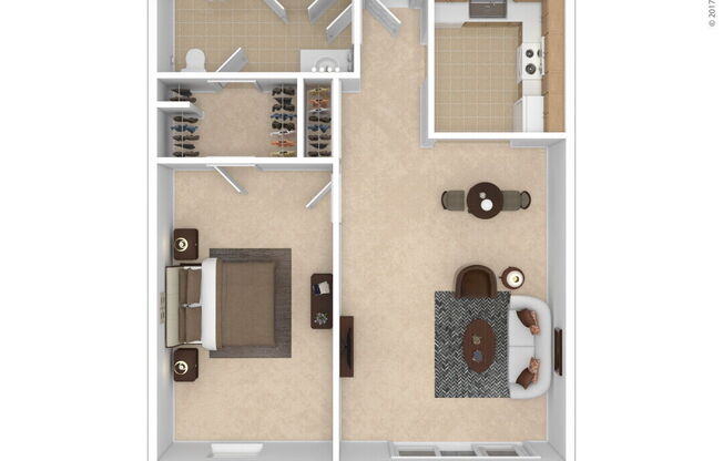 1 bed, 1 bath, 765 sqft, $1,299