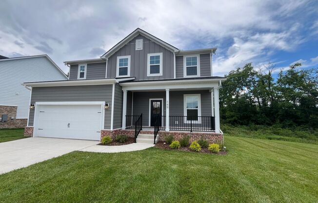 New Construction Home with 4 Bedrooms, 2.5 Baths, 2 Car Garage, Fenced Yard