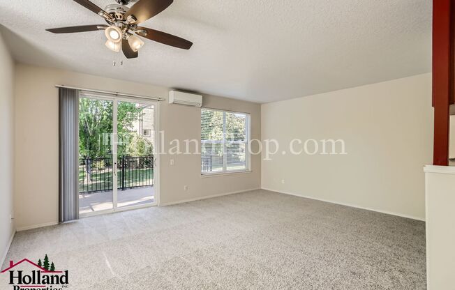 3 bedroom, 3 bathroom end townhouse with 2 side by side garages!