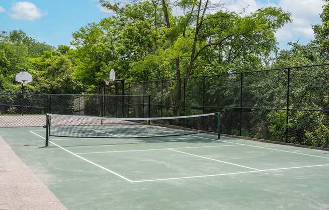 Tennis Court at Hilltop Apartments, Ohio