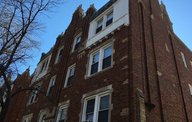 Brick exterior buildings