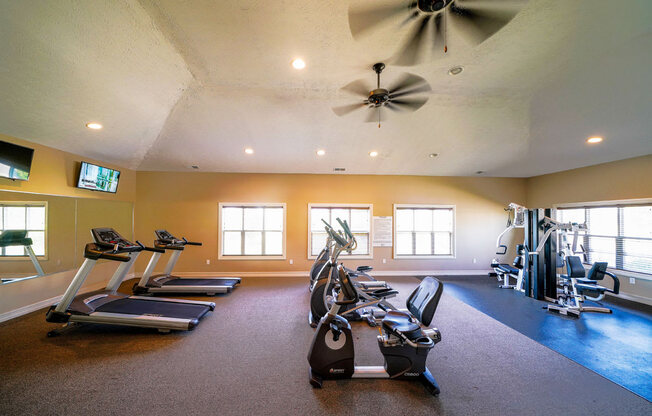 Spacious Fitness Center at Limestone Creek Apartment Homes, Alabama